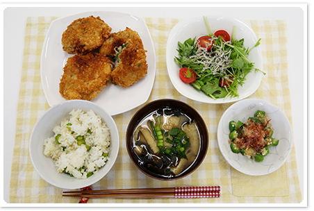 広島県産野菜たっぷりディナー飯