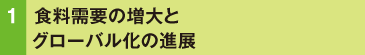 食料需要の増大とグローバル化の進展
