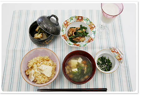 野菜もりもり御飯