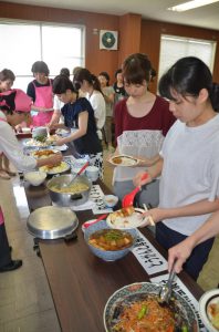 三次・学校給食へ地産地消メニュー