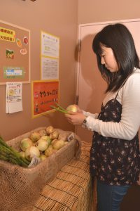 広島中央・中光さんマンションで野菜提供